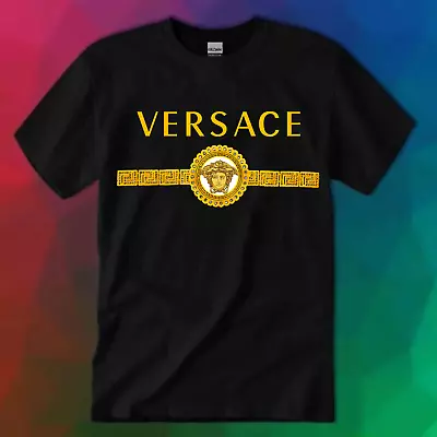 LIMITED!!Versace Logo Unisex T-shirt Size S-5XL PRINTED FANMADE Multi Color • $20.90