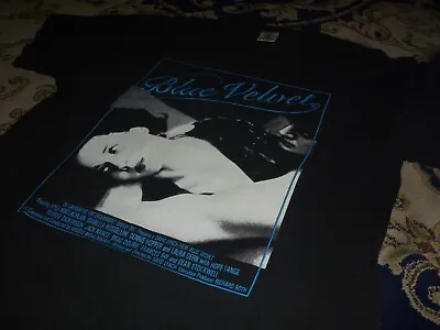 Official BLUE VELVET T-Shirt DAVID LYNCH Original By DELTA Shirt UNWORN (L) 90's • £260.45
