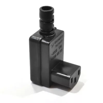 Rewireable IEC Right Angle C13 Inline Socket Adapter Plug 10A 250V [007784] • £5.58