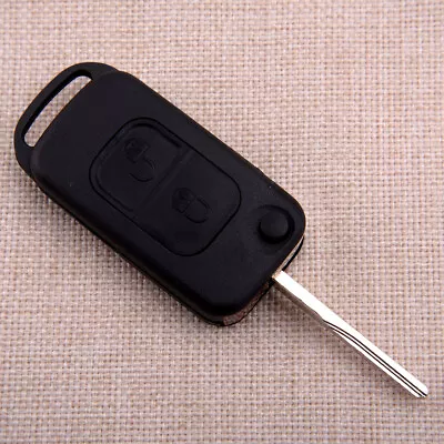 2 Button Flip Remote Key Shell Case Fit For Mercedes Benz A C E W168 W202 W461 • $9.75