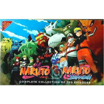 Naruto Shippuden Complete Series 720 Episodes Anime DVD English Dubbed Ship FrUS • $151.99