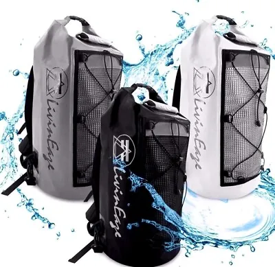 £34.73 • Buy Large Waterproof Dry Bag Backpack Duffel Motorcycle Gym Outdoor Sports Rugged 40