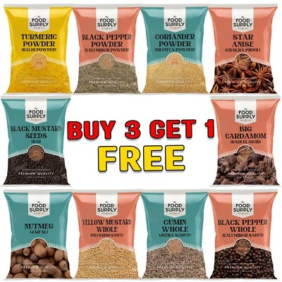 £3.99 • Buy Herbs & Spices Seasoning - Premium Quality - 100g Packets - The Food Supply
