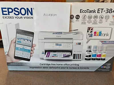 NIB Epson EcoTank ET-3843 Wireless Color All-in-One Printer (C11CJ61205) • $299