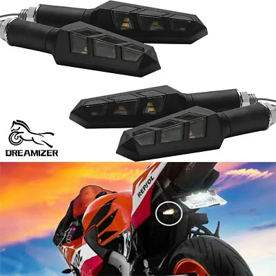 4x Motorcycle LED Turn Signal Light Blinker Indicators For Honda CBR600RR 1000RR • $17.54