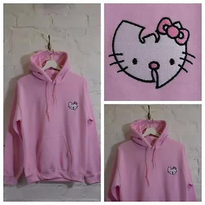 Actual Fact W Hello Kitty Japanese Cartoon Pink Hooded Sweatshirt Hoodie • $93.41