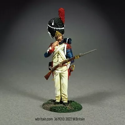 Britains 54mm Napoleonic Wars 36192 French Imperial Guard Tearing/cartridge New • £44.99