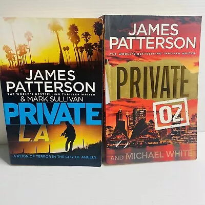 James Patterson Book Bundle- Private OZ- Private LA • $21.99