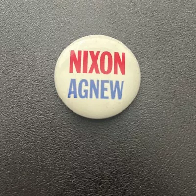 Richard Nixon Agnew Campaign Pin Button Political Vintage! • $5.20