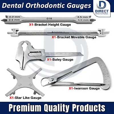 Dental Gauges Bracket Postioning Tooth Measuring Height Calipers Orthodontics • $41.97