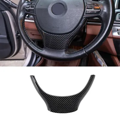 For BMW 5 7 Series F10 F02 Carbon Fiber Color Steering Wheel Lower Trim Cover • $16.99