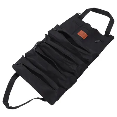£14.67 • Buy 1pc Roll Up Tool Bag Canvas Tool Roll Organizers Motorcycle Tool Pouch