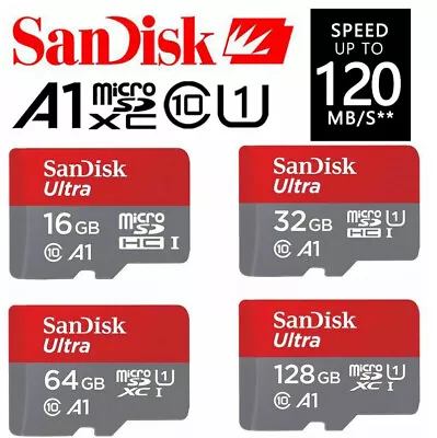 SanDisk Ultra Micro SD 16GB 32GB 64GB 128GB 256GB 512GB 1TB SDXC Memory Card AU • $11.80