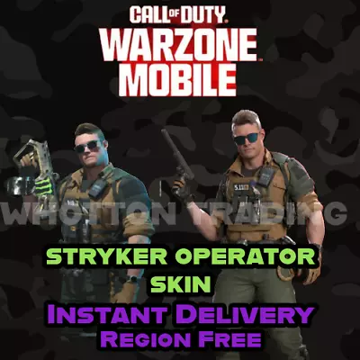 Call Of Duty Modern Warfare 3 / Mobile Warzone Stryker Operator Skin Rare Cod • £15.99