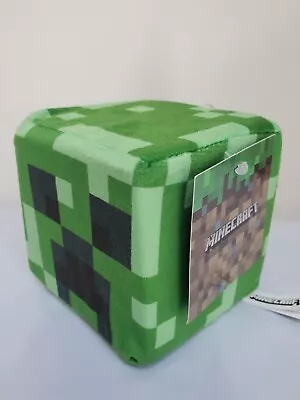 Mojang Minecraft Creeper Cube Block Green Jinx Plush Stuffed Toy • $12.95