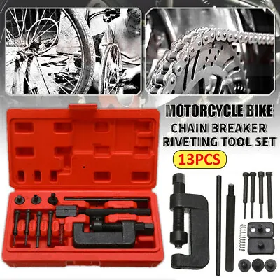 13PC Chain Cutter Rivet Tool Set Riveting Breaker ATV/Bike/Motorcycle/Cam Drive • $15.99