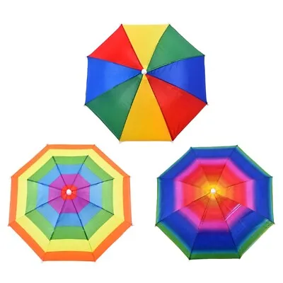 Children Hats With Multiple Color Options Umbrella Equipped Caps For Kids • £5.62