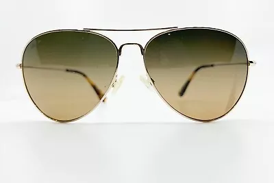 Maui Jim Japan Mavericks MJ-264-16 Gold Metal Sunglasses 61-14-137 8547 • $79.99