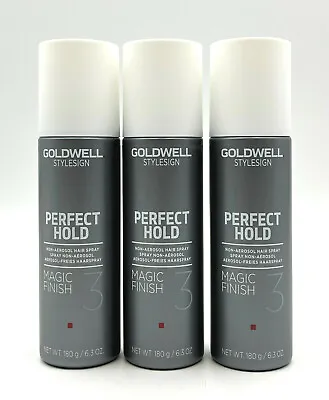 Goldwell Perfect Hold Non-Aerosol Hair Spray Magic Finish #3 6.3 Oz-3 Pack • $45.95