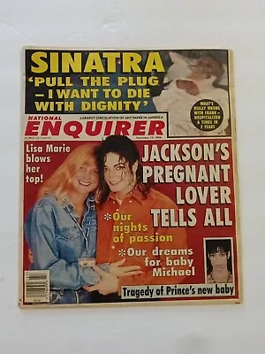National Enquirer 1996 Magazn Michael Jackson FRANK SINATRA Prince Rogers Nelson • $24.90