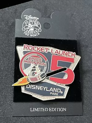 Disney 2005  Disneyland SPACE MOUNTAIN MICKEY MOUSE  ROCKET LAUNCH LE 1000 Pin • $15