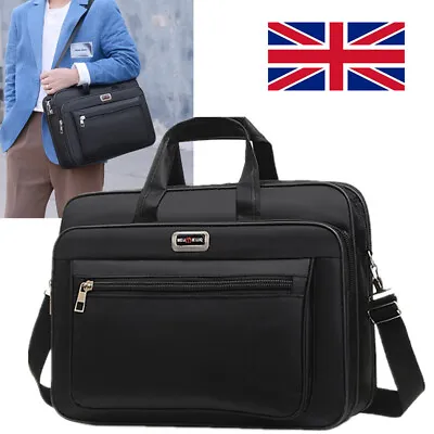 17  18  Laptop Bag Waterproof​ Business Notebook Briefcase Shoulder Bag Case UK • £8.99