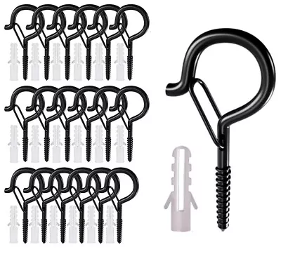 Light Hooks Q-Hanger Screw In Hooks With Safety Buckle Metal Ceiling Hooks UK • £7.99