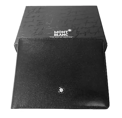 NEW Montblanc Meisterstuck Wallet 14548 $450 Black Leather 6cc FREE US S&H • $125