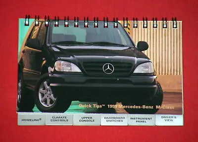 1999 Mercedes Benz Ml320 Ml430 M Class Quick Tips General Reference Guide Book • $17.95