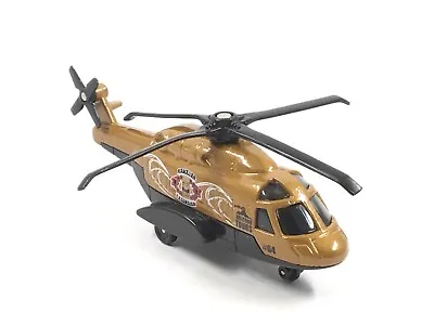 Matchbox 2012 Skybusters Mission Chopper Hawaiian Excursion Gold Loose • $9.50