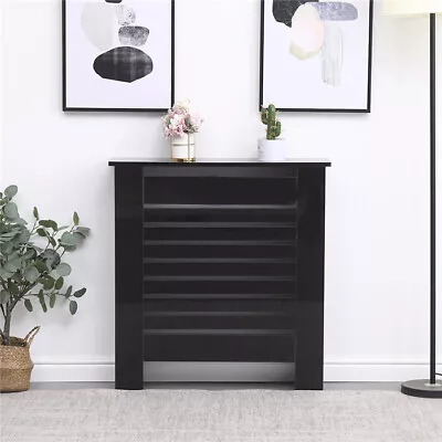 Modern High Gloss Radiator Cover Decorative Wall Cabinet Black/White/Grey 4 Size • £64.99