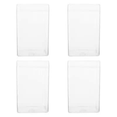 4 Pcs Acrylic Storage Home Display Cabinets Soda Can Lids • £11.99