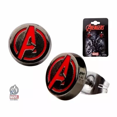 Avengers Logo (Marvel) Enamel Stud Earrings • $12.99