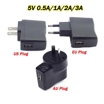 5V 0.5A 1A 2A 3A USB Power Charging Port AC DC WALL Supply Charger Adapter • $4.72