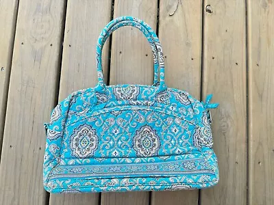 Vera Bradley Travel Bag W/ Laptop Pocket And Trolly Sleeve Spring 2010 Retired • $14.97