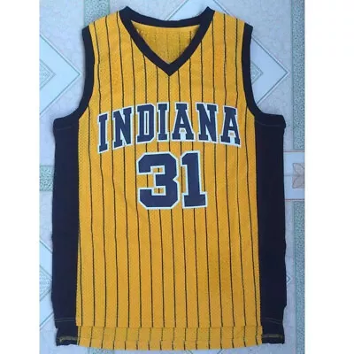 Reggie Miller 31# Basketball Jersey Indiana  Hardwood Classic Pin Striped Jersey • $22.99