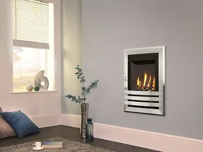 £535 • Buy Open Fronted Contemporary Wall Mounted Gas Fire With 7 Years Warranty 