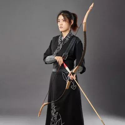 53  Archery Hunting Mongolian Horsebow Handmade Traditional Recurve Bow Longbow • $105.27