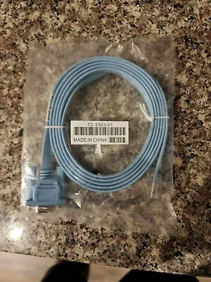 NEW GENUINE OEM Cisco 72-3383-01 RJ-45 To DB-9 Router Console Cable 6' - Blue  • $4.95