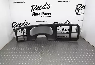 🔥 03-06 NBS SILVERADO SIERRA Cluster Dash Trim DOUBLE DIN Radio Bezel Dark Gray • $112