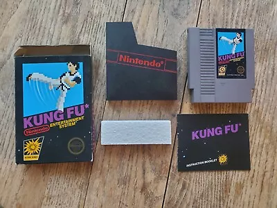 Kung Fu NES Nintendo Complete In Box CIB 5 Screw W/ Manual Tested Working • $81.99