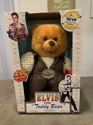 Vintage Collectible Elvis Sings “ Teddy Bear “ W/Box Does Not Play • $14.90