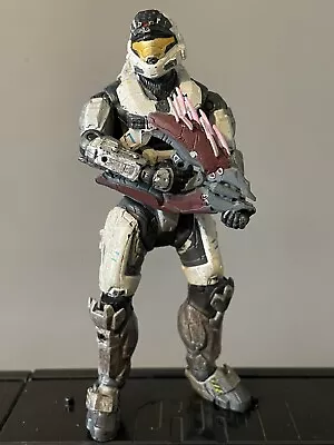 Halo Reach White Mark V B Spartan 5  Action Figure Mcfarlane • £24.99