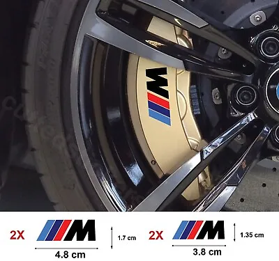 BMW M M Power High Temp Vinyl Decal Stickers For BMW Brake Caliper Color + BLAC • $9.95