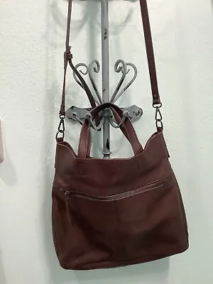 Joe’s Large Brown Leather Tote Bag • $15