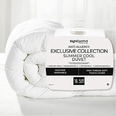 NightComfort Exclusive Collection 16.5 Tog Duvet - Winter Microfibre Quilt • £25.60