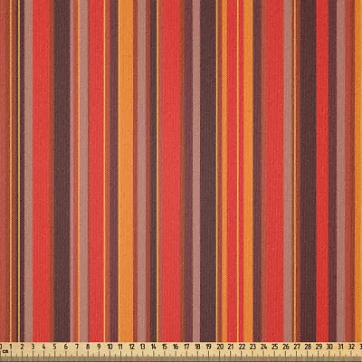 £126.99 • Buy Geometric Fabric By Yard Stretch Tiny And Thick Lines