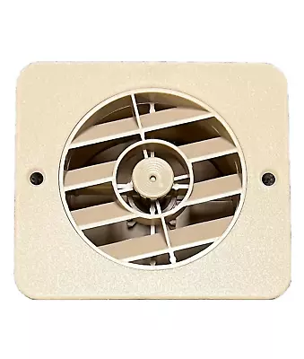 Dura Beige 5 5/8  Rotaire  Flush Floor Mount Heat Outlet Vent Adjustable Damper • $4.95