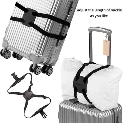 $14.98 • Buy Travel Suitcase Accessories Packing Belt Luggage Buckle Strap Baggage Belts