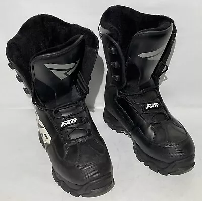 FXR Men's X-Cross Snowmobile Boots Black Size 13 FB03-6-4-18 • $69.99